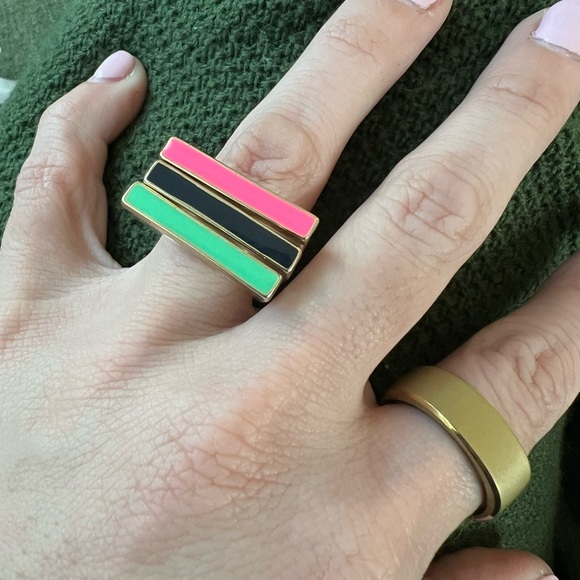 Kate Spade stackable resin rings - Picture 1 of 3